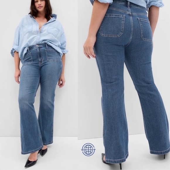 Gap ‘70s Flare High Rise jeans - Picture 2 of 13
